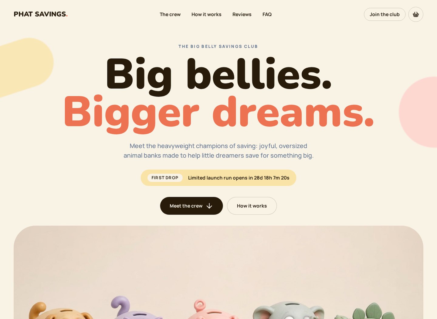 Phat Savings homepage